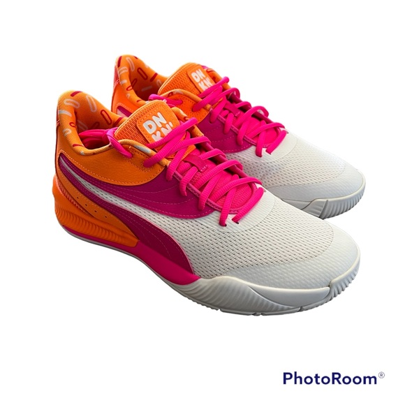 Puma Triple Dunkin Donuts Basketball Sneakers Iced Coffee Day Mens Size New - Picture 1 of 9
